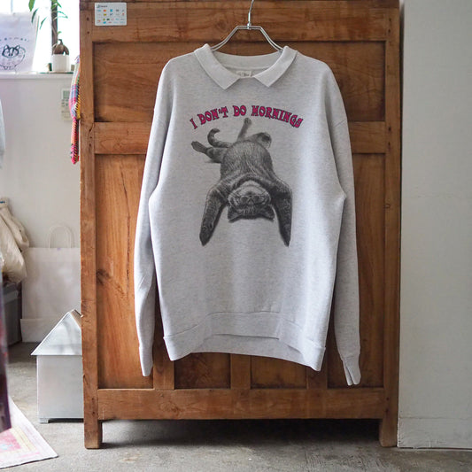 I Don't Do Mornings Sweatshirt / 90s / Made in USA