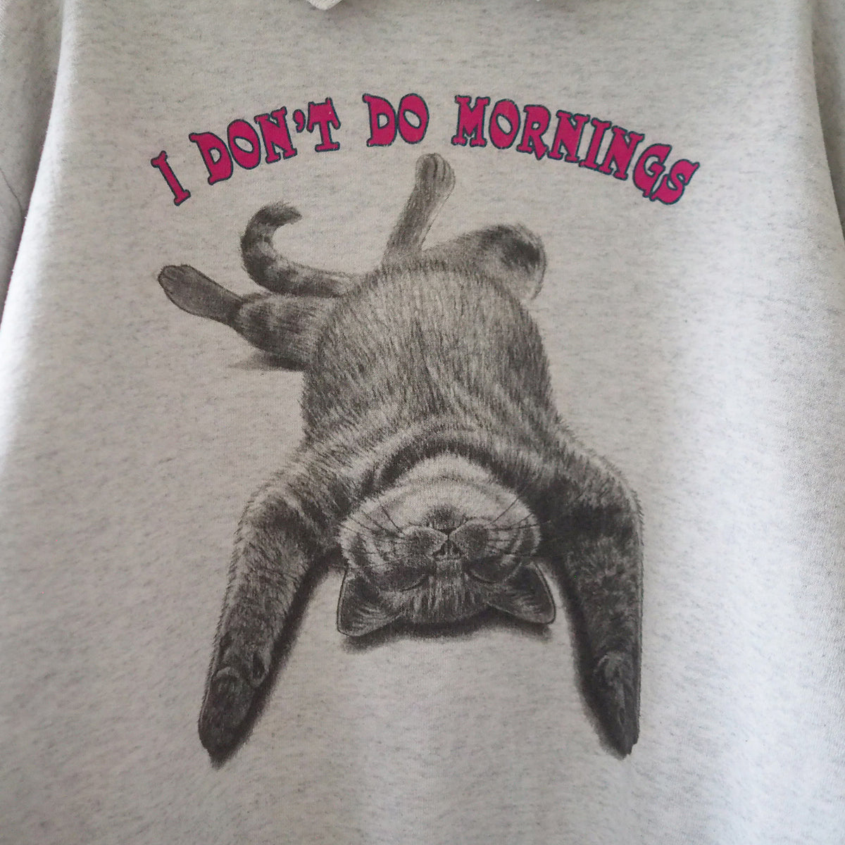 I Don't Do Mornings Sweatshirt / 90s / Made in USA