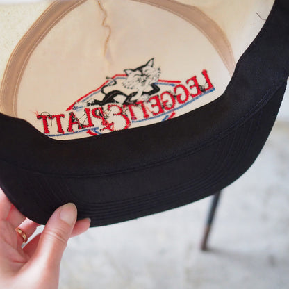 Leggett & Platt Beige & Black Cap / 80s- / Made in USA