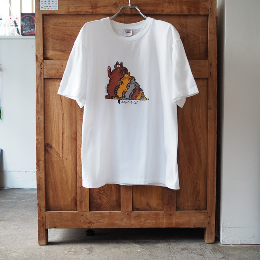ADOPT-A-CAT Family Tee / 90s / Made in USA / Kliban Cat