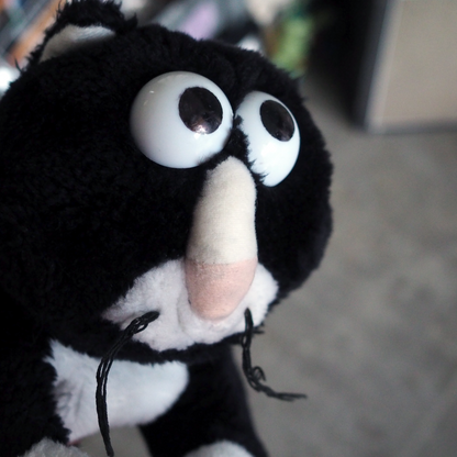 Alley Kats Plush / Black / 80s