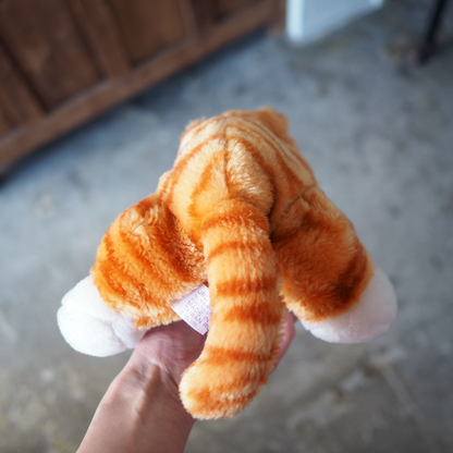 Alley Kat Kittens Plush / Orange Tabby / 80s