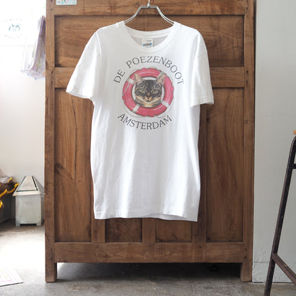 De Poezenboot Amsterdam Tee / 90s