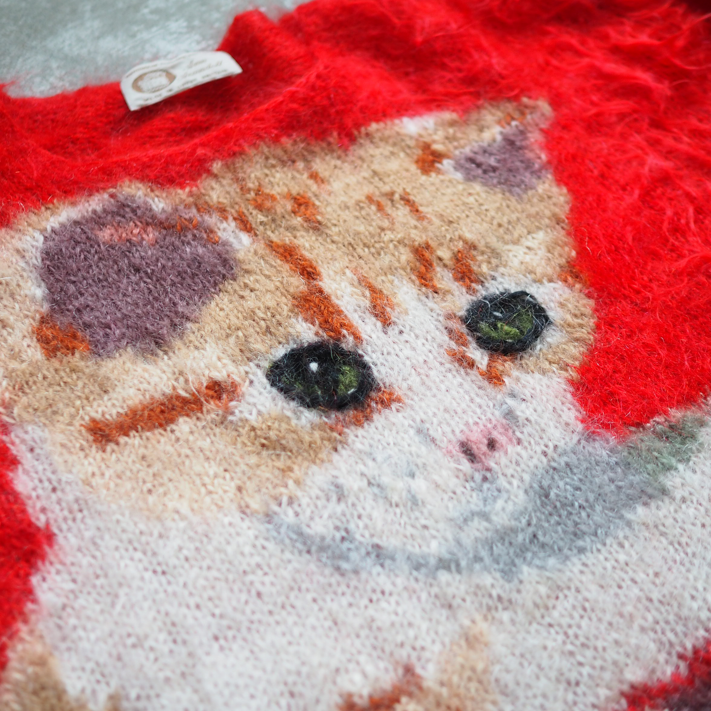 Ann Arundell Mohair Knit / Ginger & Red