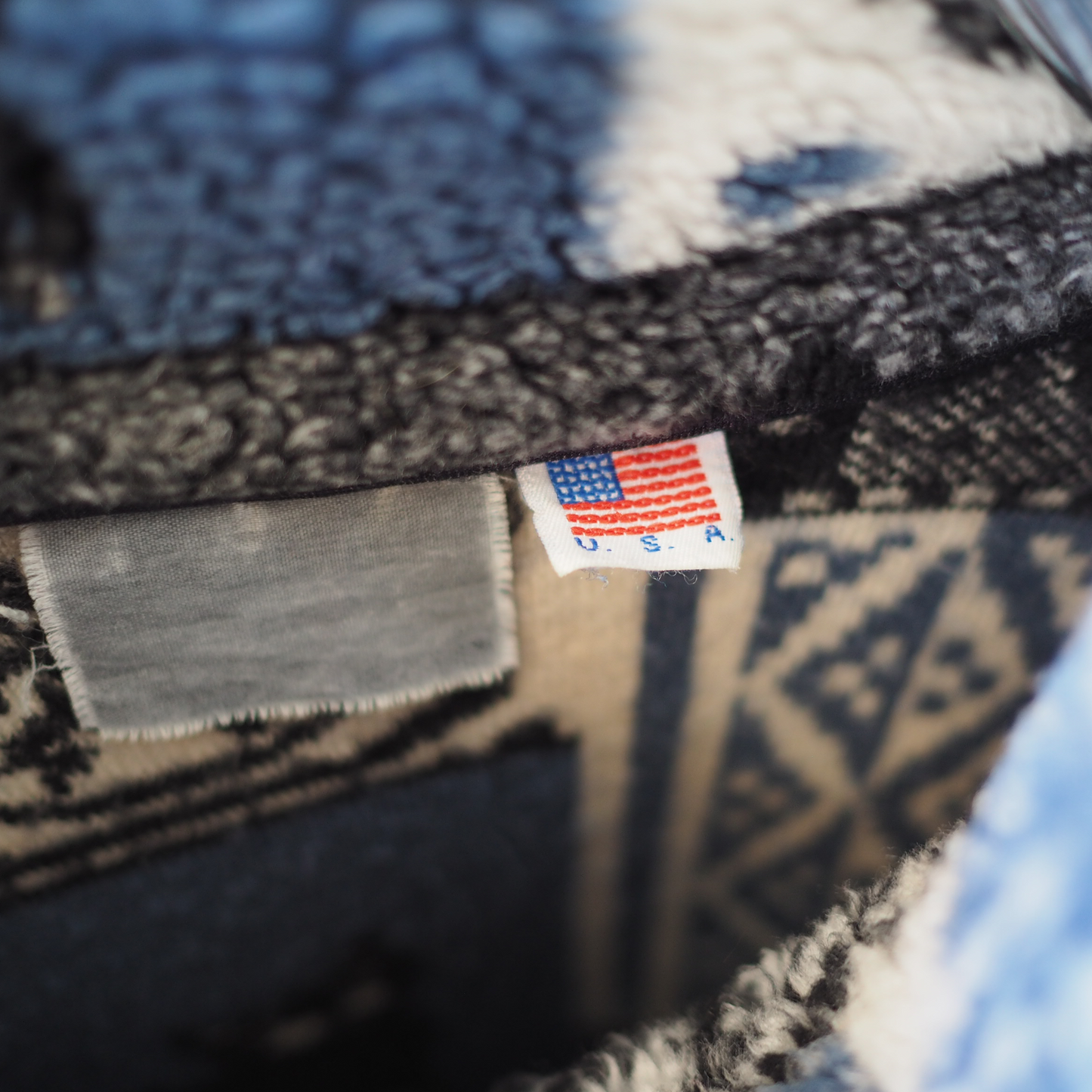 All-Over Cats Print Fleece Jacket / 90s / Made in USA