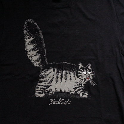 Bad Cat バッドキャット（黒） クリバンキャット【KLIBAN CAT】T