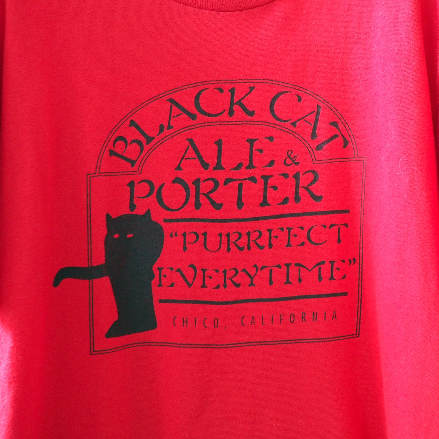 Black Cat Ale & Porter Tee / 90s