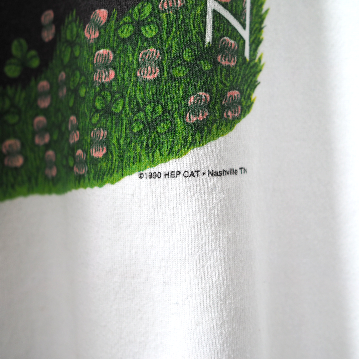 HEP CAT Black Cat in the Garden Sweat / 90s / Made in USA