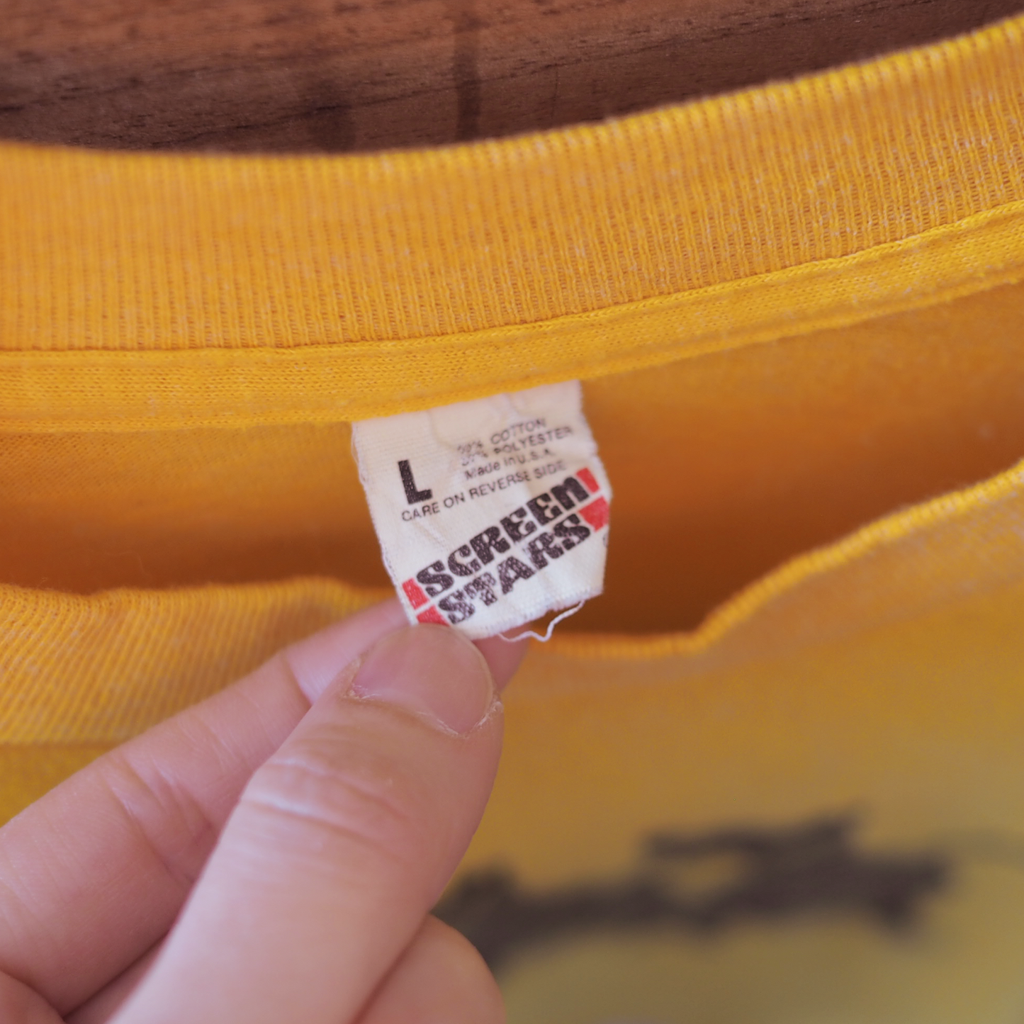 Black Cat Butts Tee / 80s / Made in USA