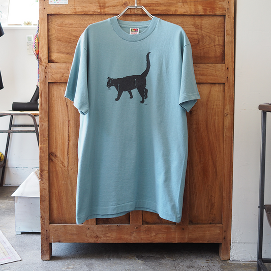 The Black Cat Shirt / 90s / Made in USA