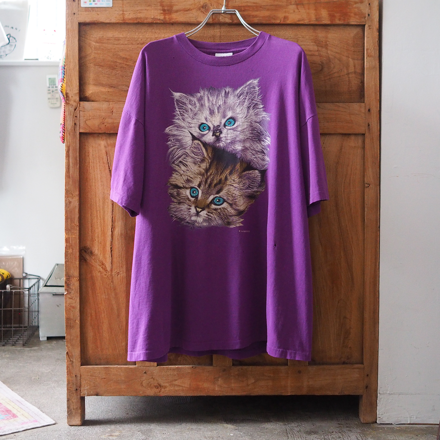 Kitten Brothers Portrait Tee / 90s / Made in USA