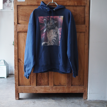 Brown Tabby Hoodie / 90s