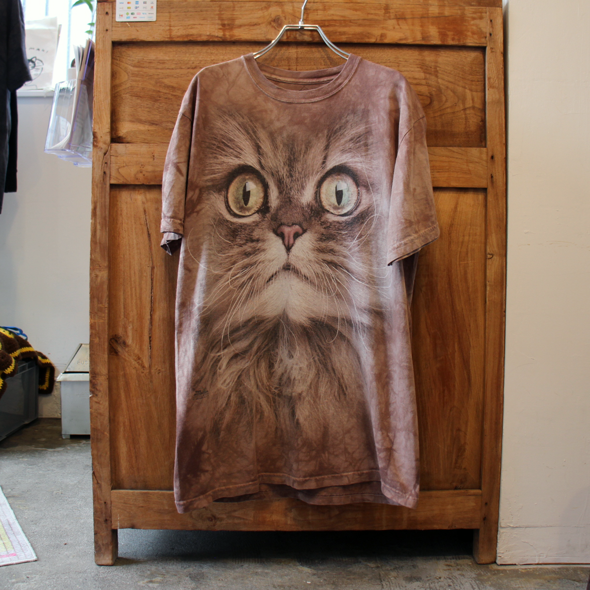 The Mountain Long Hair Brown Cat Tee / 2010s-