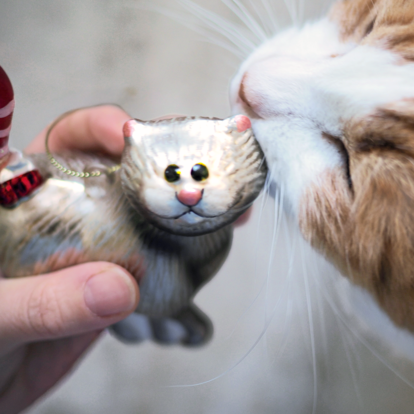 Xmas Ornament "Candy Cane Tail Cat" / Kurt Adler × The Art Institute of Chicago