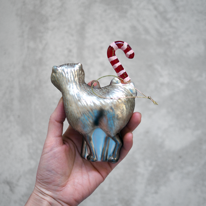 Xmas Ornament "Candy Cane Tail Cat" / Kurt Adler × The Art Institute of Chicago