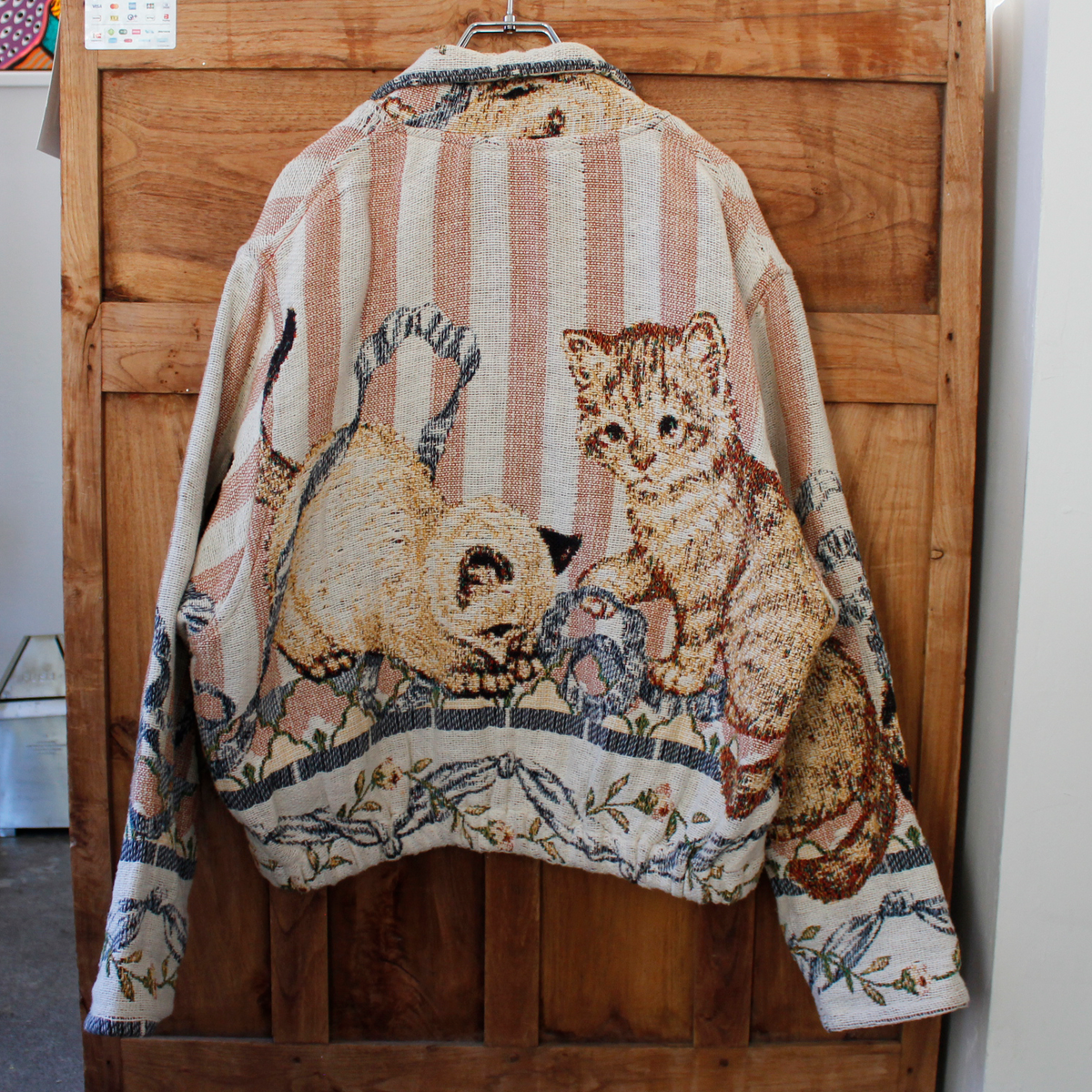 Cats Jacket / Painted Pony / 90s / Made in USA - 古着 Cats Jacket / Painted Pony / 90s / Made in USA - 古着