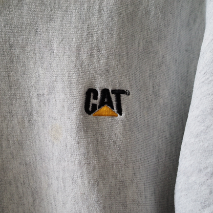 Caterpillar "CAT" Ringer Sweat / 90s / Made in USA