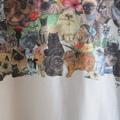 Cat Collective Tee / 90s / Made in USA