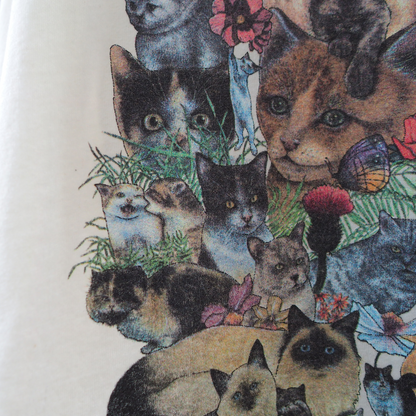 Cat Collective Tee / 90s / Made in USA