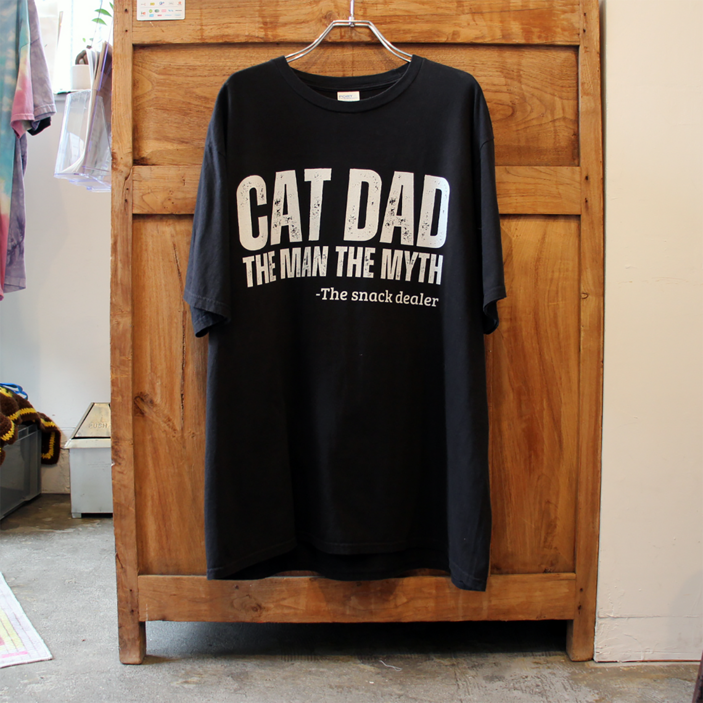 CAT DAD The Snack Dealer Tee