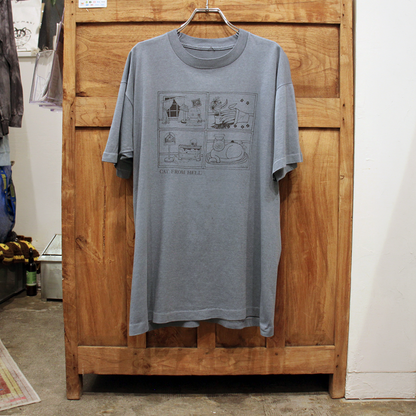 Cat from Hell Tee / 90s / Made in USA