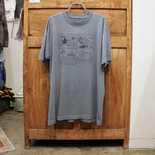 Cat from Hell Tee / 90s / Made in USA