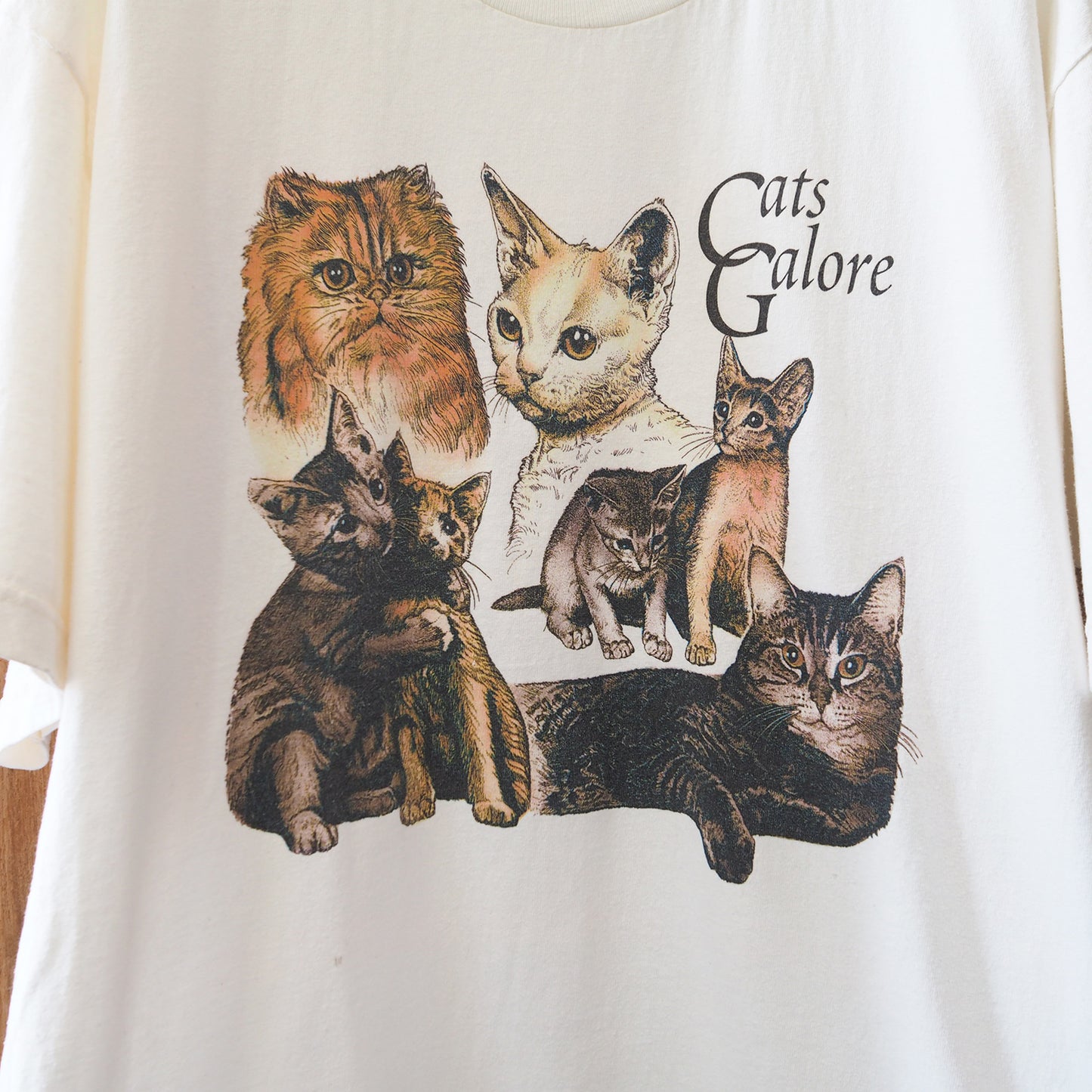 Cats Galore Tee / 90s / Made in USA