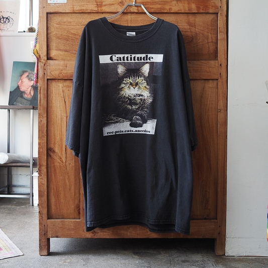 Cattitude Tee / 90s-