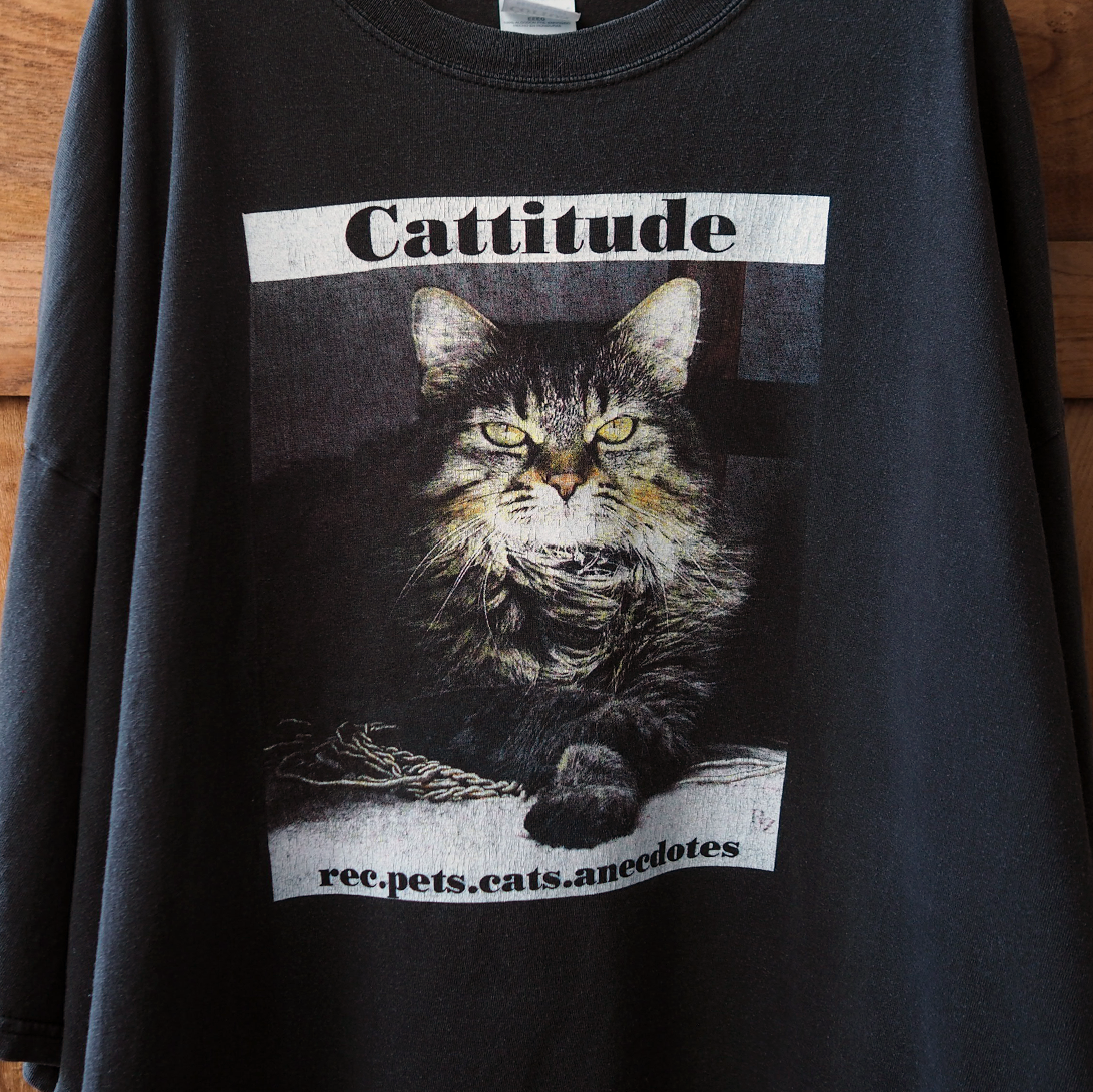 Cattitude Tee / 90s-
