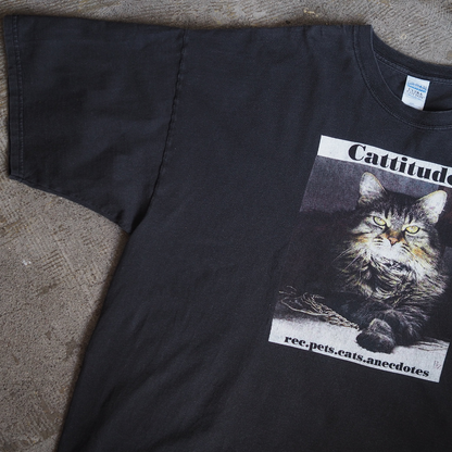 Cattitude Tee / 90s-