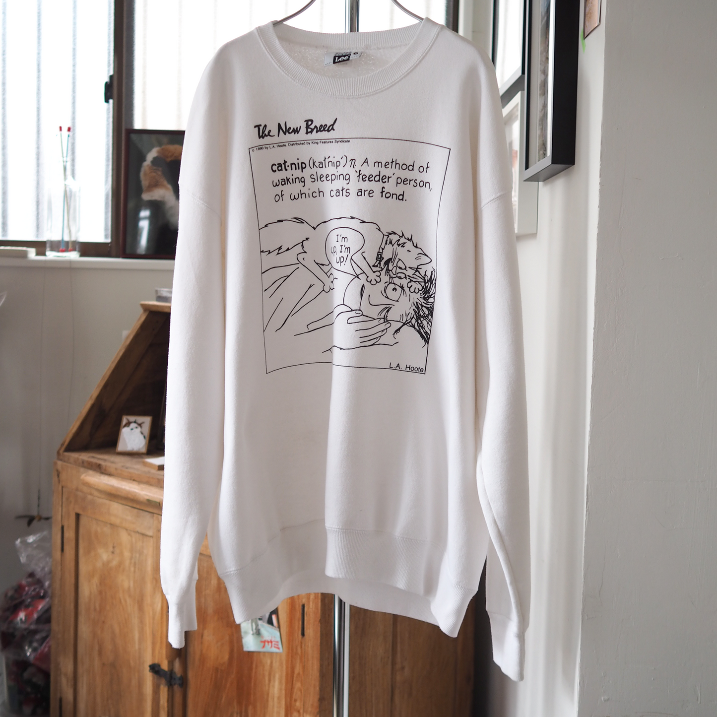 The New Breed "Catnip" Sweat / 90s / Made in USA