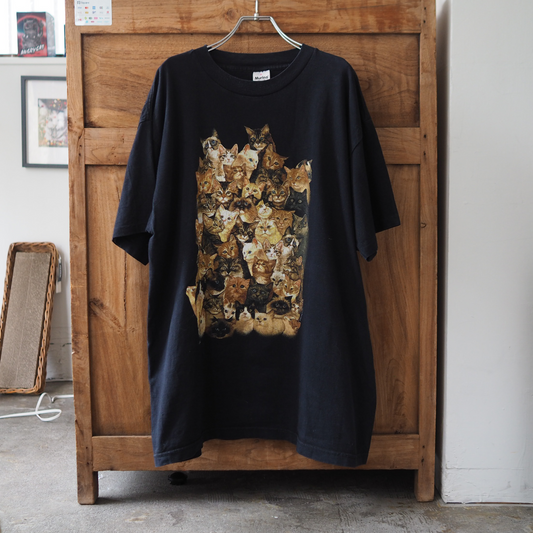 Full of Cats Tee / 90s / Made in USA