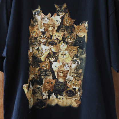 Full of Cats Tee / 90s / Made in USA