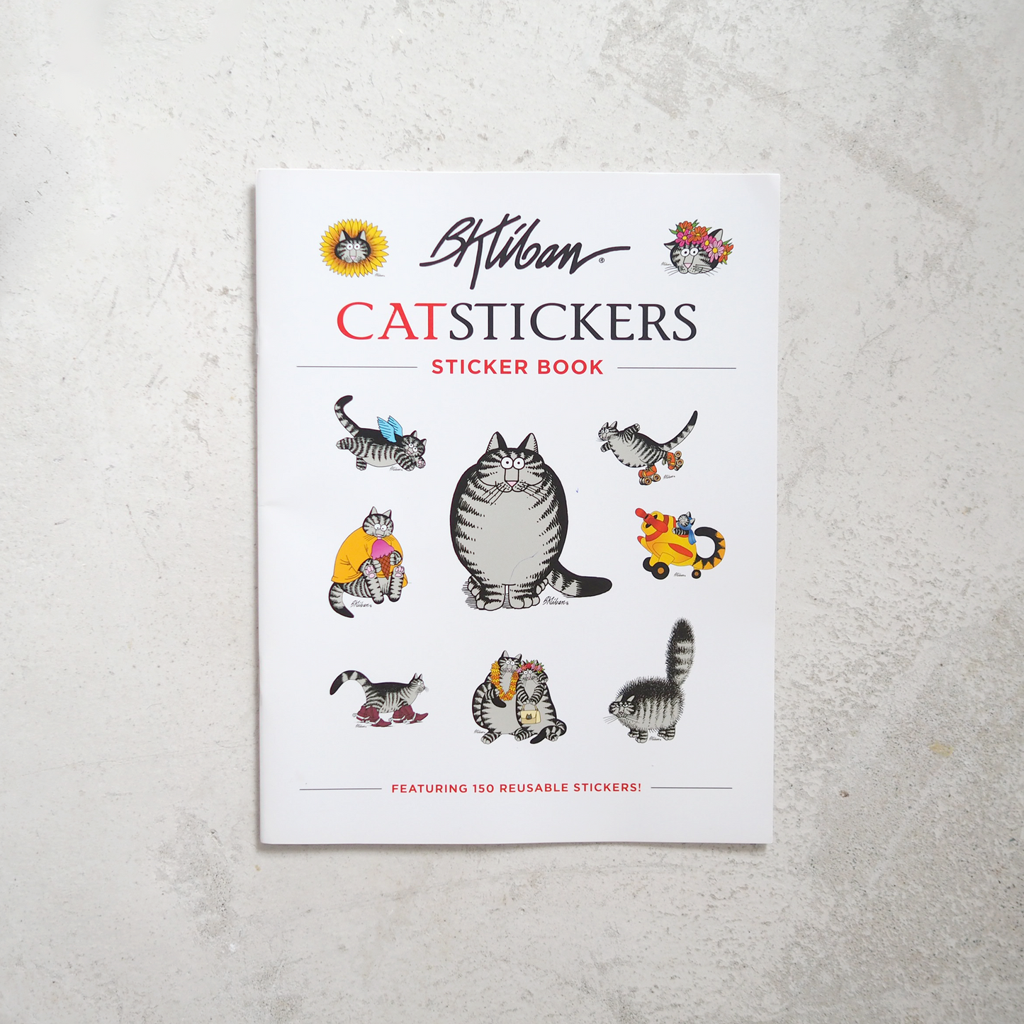 B.Kliban CAT STICKERS Book / 2012