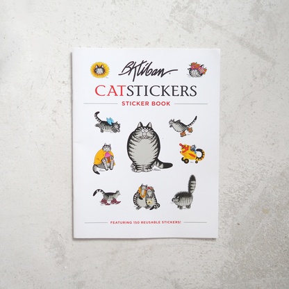 B.Kliban CAT STICKERS Book / 2012