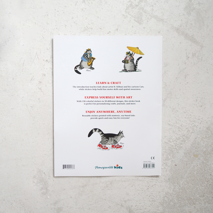 B.Kliban CAT STICKERS Book / 2012