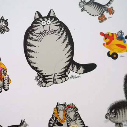 B.Kliban CAT STICKERS Book / 2012