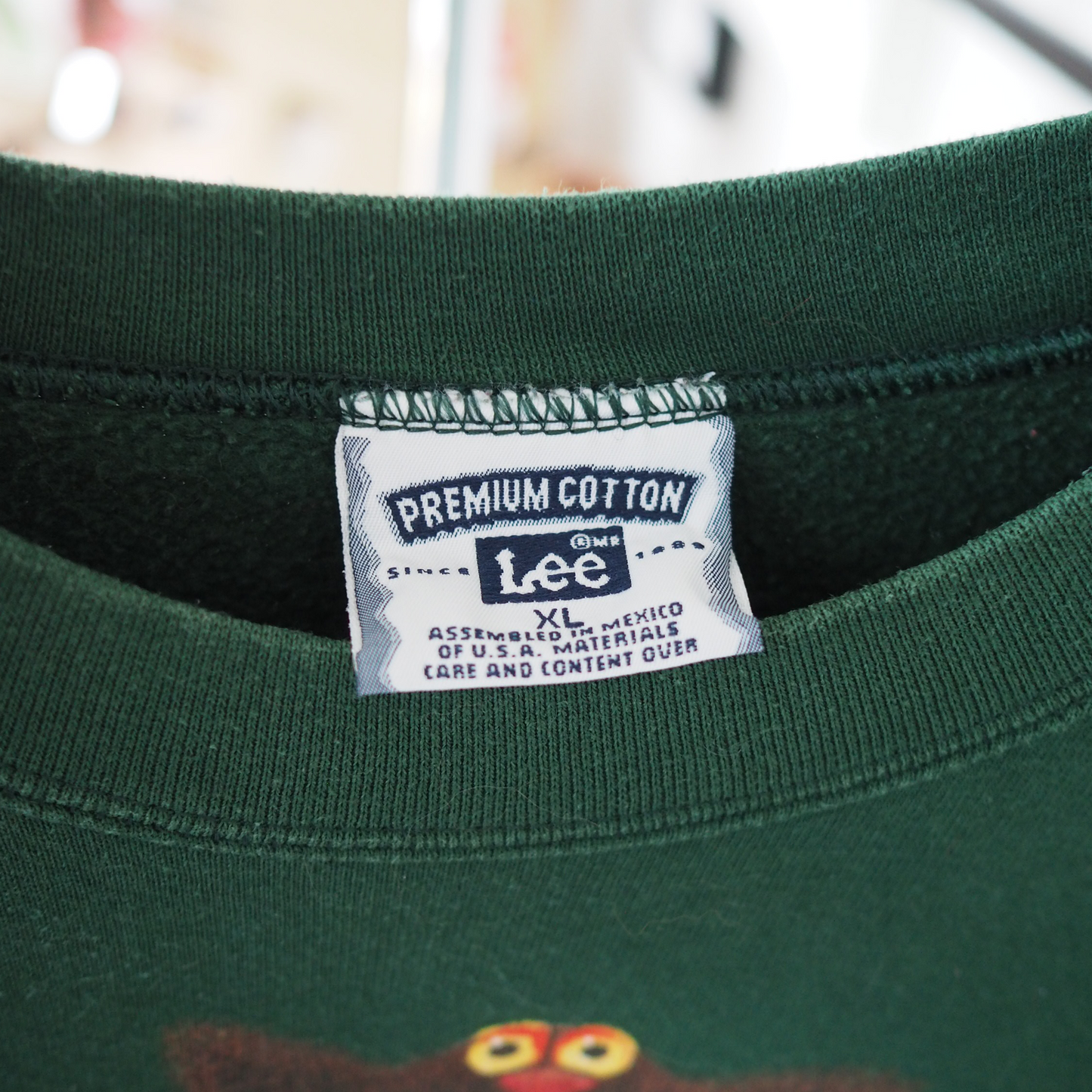 The Art Institute of Chicago "Cat in Christmas Sweater" Sweat / 90s