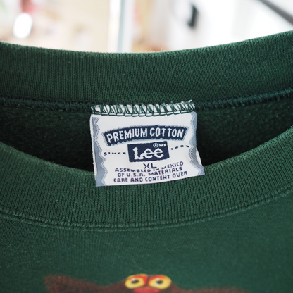 The Art Institute of Chicago "Cat in Christmas Sweater" Sweat / 90s