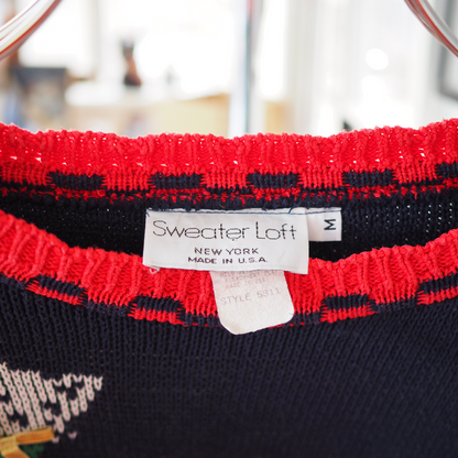 Christmas Special Sweater / 80s- / Made in USA