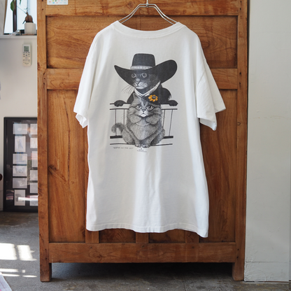 Cliff's Cat Tee / 90s / Made in USA