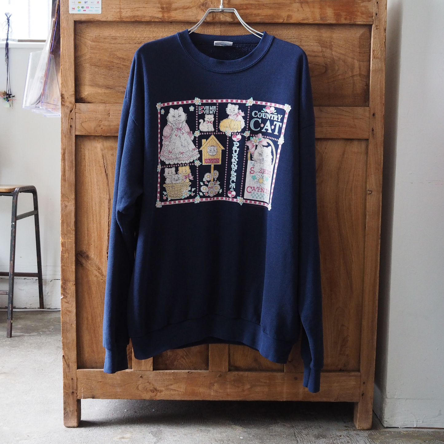 Country Cat Sweat / 90s / Made in USA