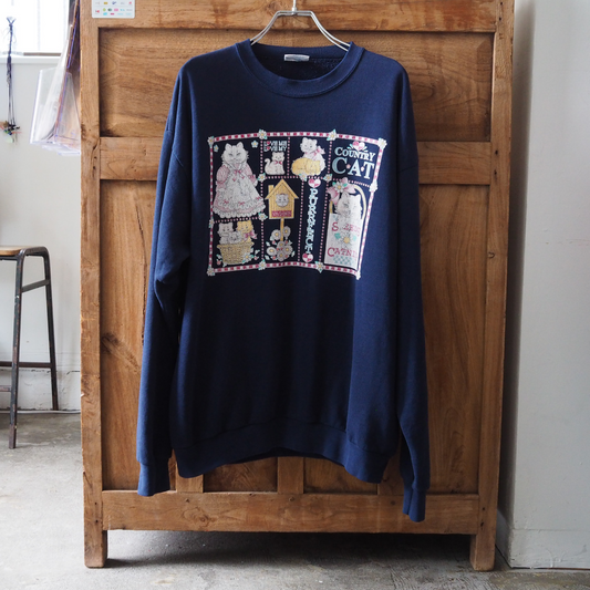 Country Cat Sweat / 90s / Made in USA