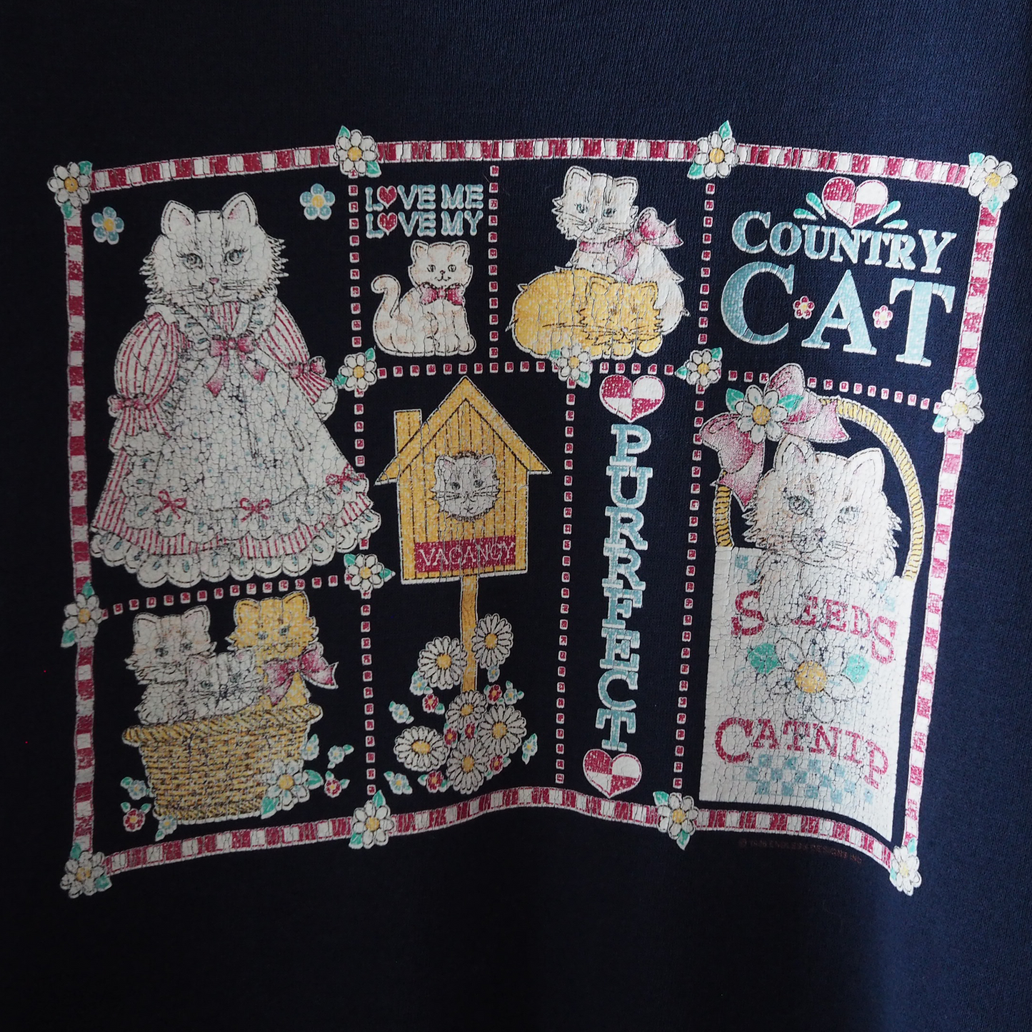 Country Cat Sweat / 90s / Made in USA