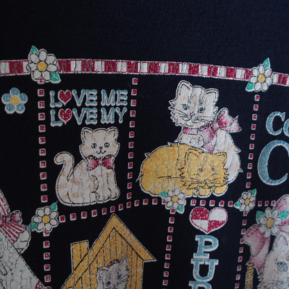 Country Cat Sweat / 90s / Made in USA