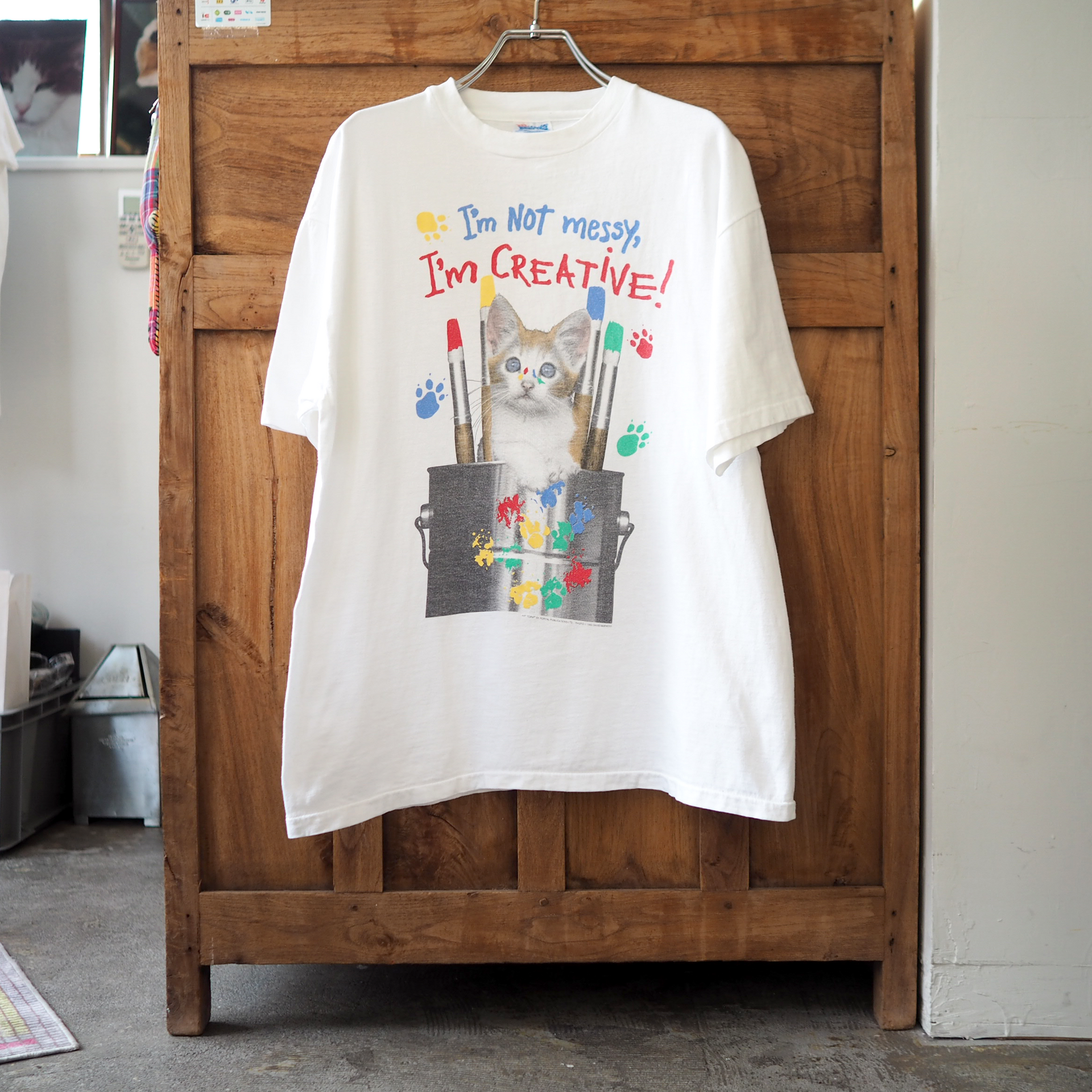 I'm Creative Tee / 90s / Made in USA - ネコ古着 - フレーメンストア