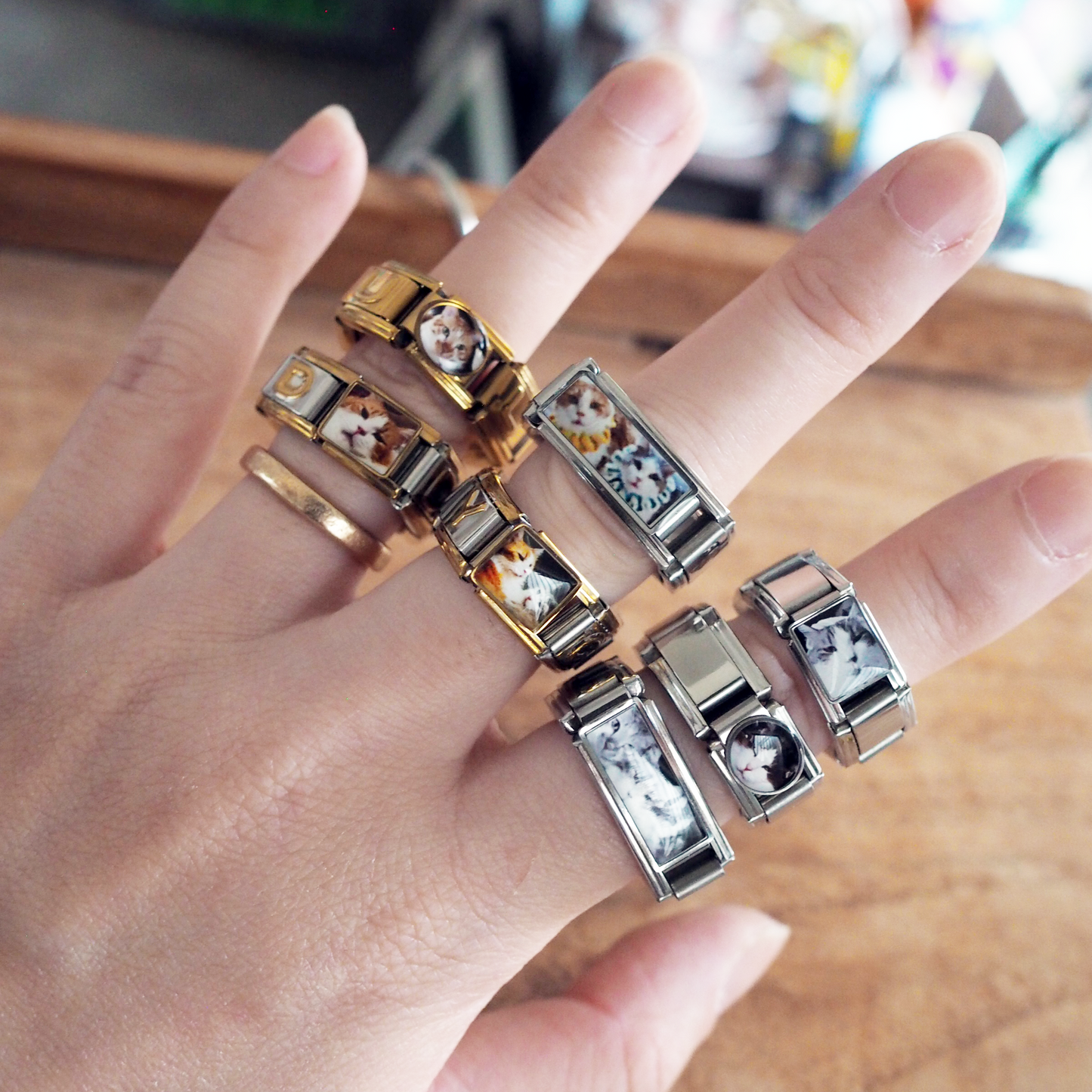 【Custom Order】Your Cat Charm Ring