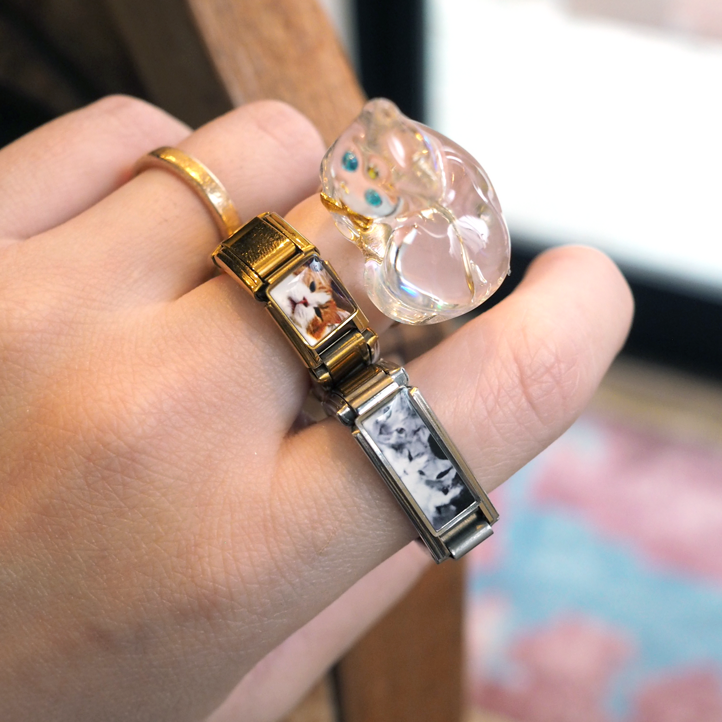 【Custom Order】Your Cat Charm Ring