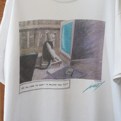 Delete This File (Jeff Leedy) Tee / 90s / Made in USA