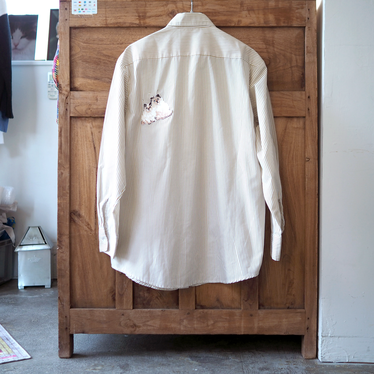 Ragdoll Striped Shirt / 80s / Made in USA